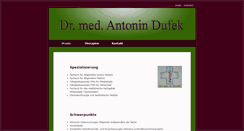 Desktop Screenshot of dufek.ch